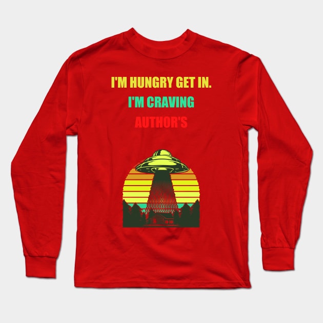 Funny UFO holiday shirt Long Sleeve T-Shirt by Retro_Design_Threadz